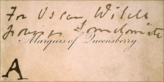  #Otd 1895: Libel trial instigated by  #OscarWilde began, resulting in his imprisonment for gross indecency. Wilde had Marquess of Queensberry(father of his lover) prosecuted for criminal libel for saying he was a sodomite! But trial unearthed evidence that led to HIS arrest!