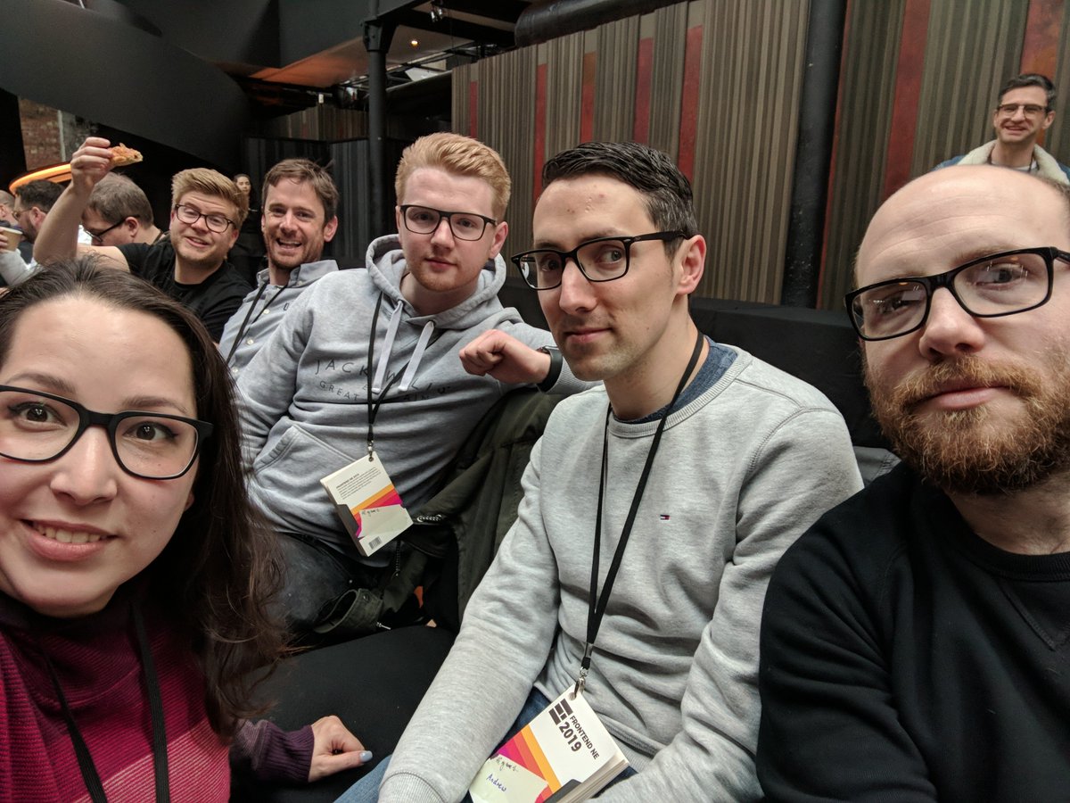 chicgeek's tweet image. Good morning! 
@Inviqa Sheffield&apos;s front end team is at #frontendne today. Say hello!