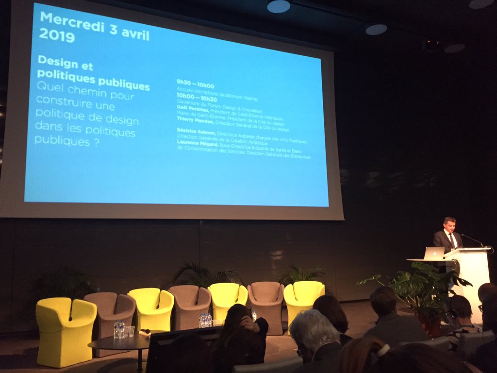 FSeince's tweet photo. @citedudesign pour la semaine de #innovation #design et politiques publiques. Ouverture @GaelPerdriau https://t.co/TDiayBrGuc