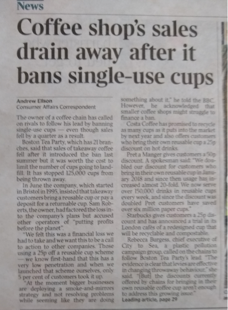 VeganOlive1's tweet photo. Fair play to @BTPcafes for their stance on banning #Singleusecups, not #Profit before #Planet 🌎🌎+ they've some fabulous #Veganoptions, wish there was one near me #ReducePlastic #SayNoToPlastic #Plastic 👎👎👎 https://t.co/9CFIF8ymMS
