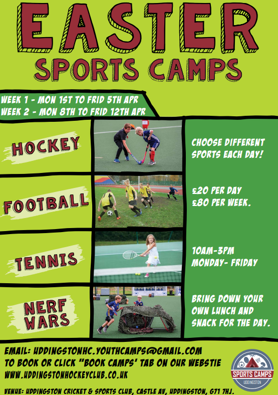 PerfectGlazing's tweet photo. IT'S THE EASTER HOLIDAYS😁🐣
As a sponsor of @UddyHockey we would like to inform of the range of perfect activities which they have running throughout the Easter Holidays!
So if you are looking for great activities for your kids during the Easter break then why not pop along😁! https://t.co/mHR0inU0ew