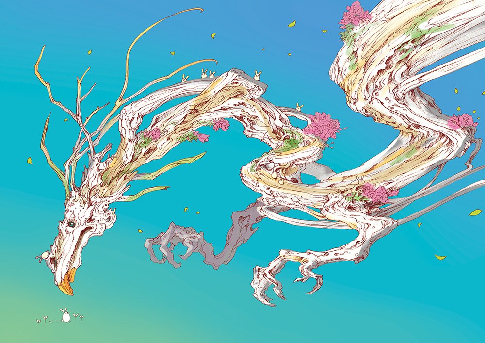 「●進捗その5
pcに取り込んで色をのせました 」|岩瀬由布子 4/11〜16 ZEN展銀座のイラスト