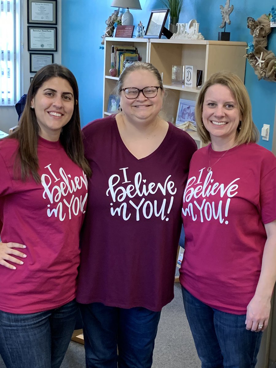Our coaches have a supportive message for our third grade testers today! We believe in our sea stars! #seaallourstars #ibelieveinyou