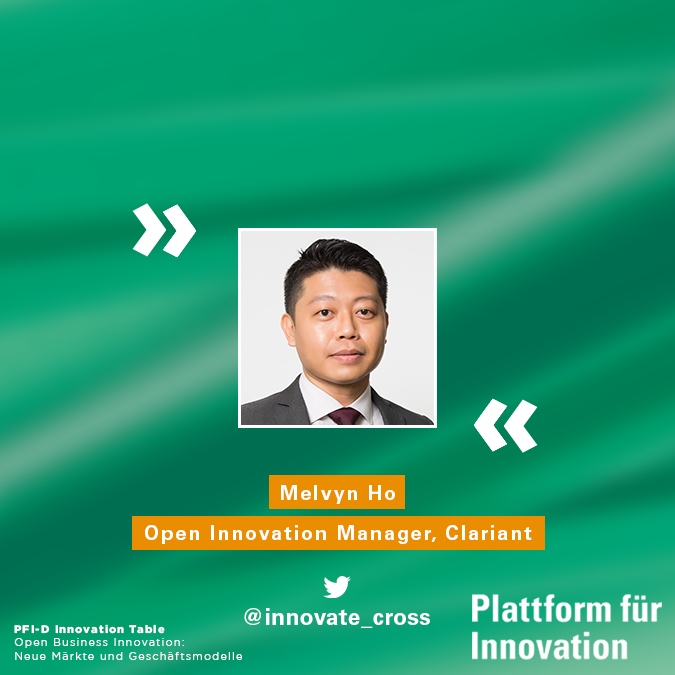 innovate_cross's tweet photo. #OpenInnovation (OI): „Companies are embracing OI to stay ahead of the curve but implementation is often a challenge. #Clariant open #innovation was introduced in 2013 and we are learning to manage OI in a pragmatic way." #InnovationTable @SCHOTT_DE  @clariant #innovationcross https://t.co/trxeUHZsVO