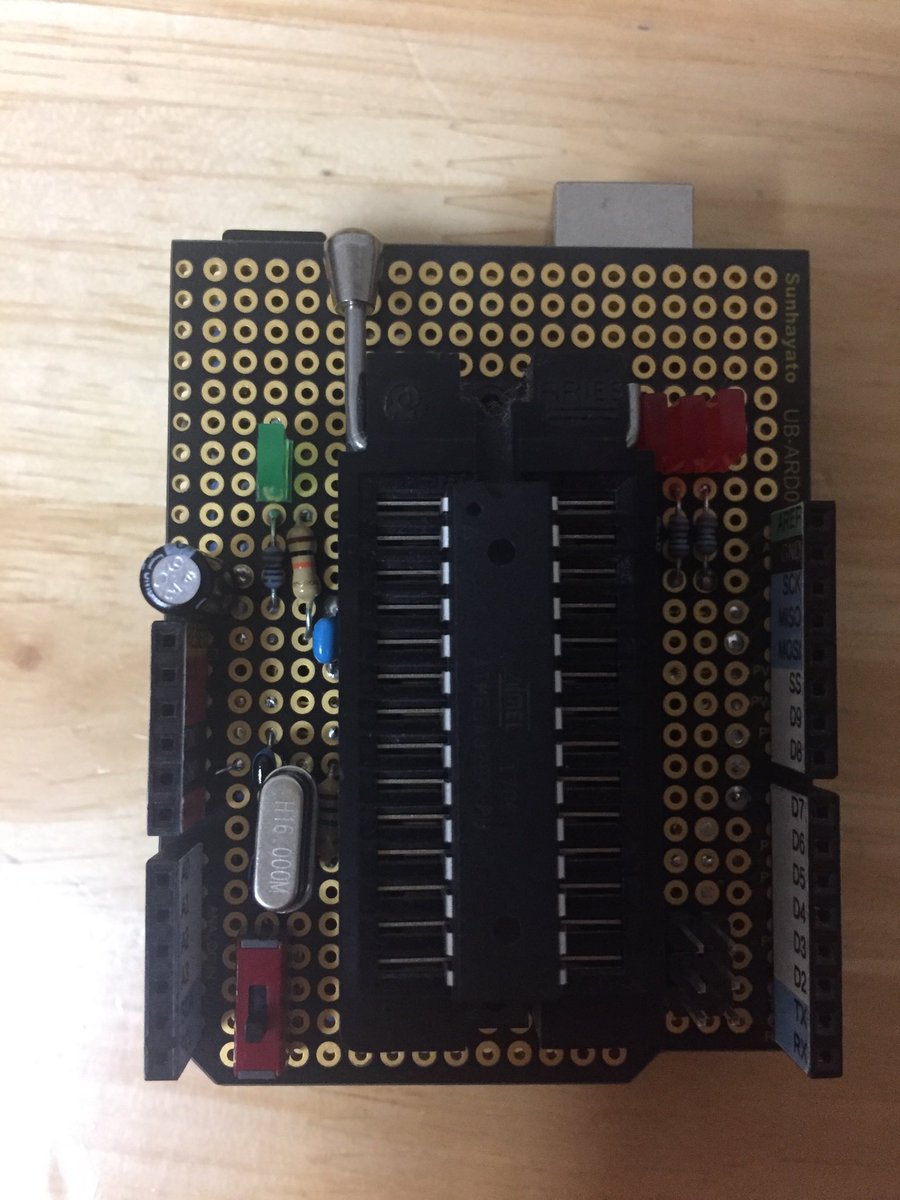 nomiya0502's tweet photo. #ArduinoISP
やっと作ったよ https://t.co/c0NTGCjq2C