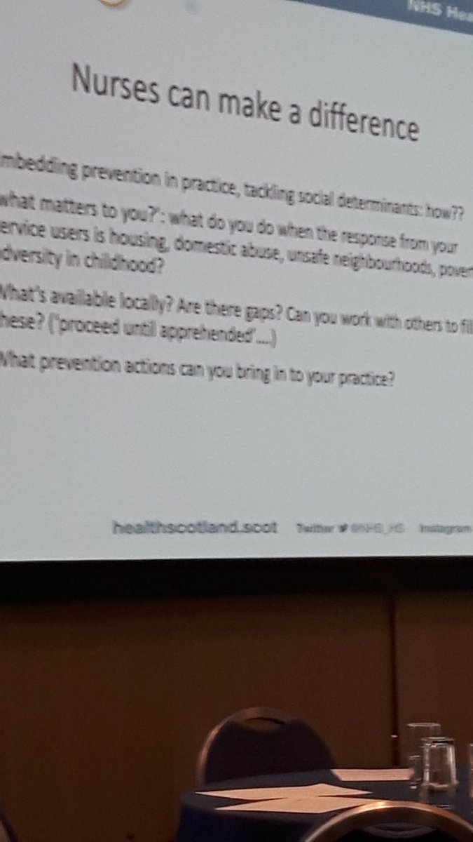 #QNIS2019 love Pauline Craig's question - how can and do nurses respond when people answer the question 'what matters to you?' <a href="/NESnmahp/">NESnmahp</a>