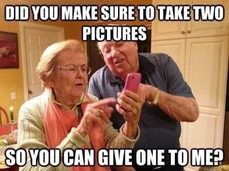 When #grandpa and #grandma coping up with #technology 😂