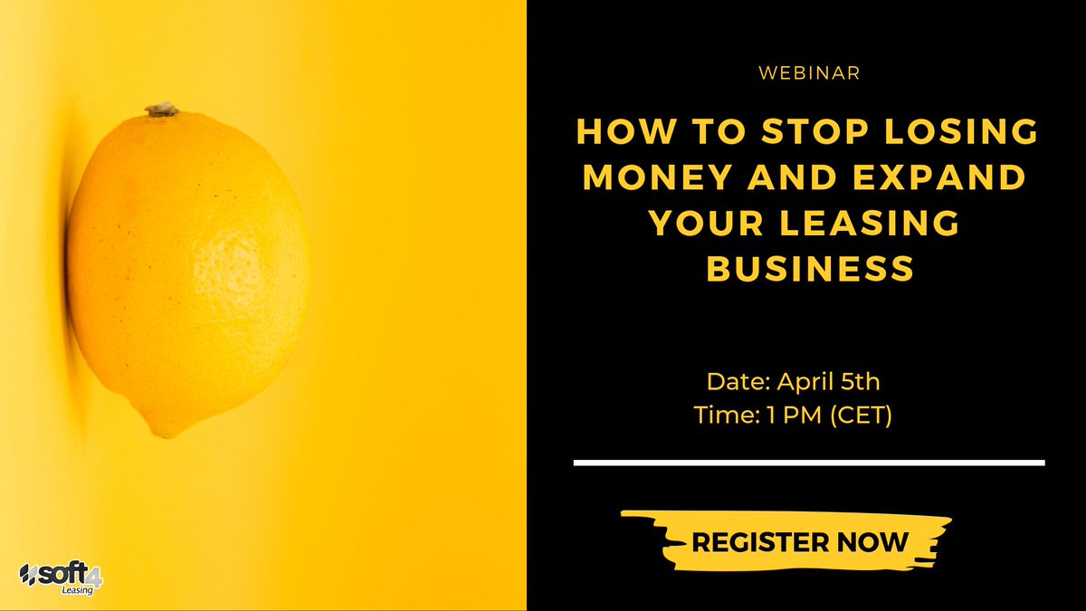Soft4Leasing's tweet photo. Last 9 seat left! Register now to claim yours: https://t.co/zk66dkcweK https://t.co/mWp1VAcidK