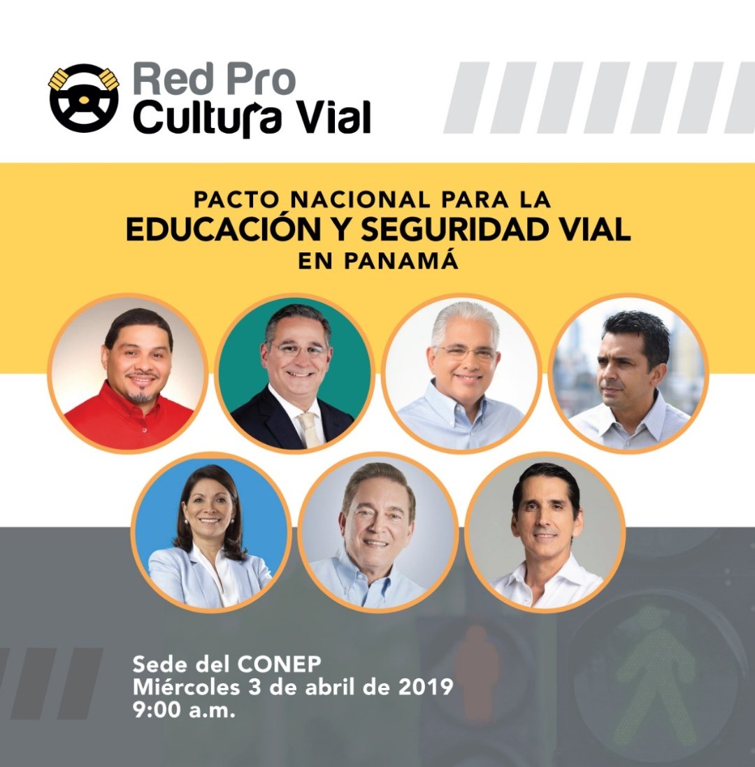 #PANAMÁ: En el día de hoy 03 de abril, los Candidatos Presidenciales firmaron el Primer Pacto Nacional por la Educación y Seguridad Vial en Panamá impulsado por la Red Pro Cultural Vial REPROCUVI <a href="/FMONICALICONA/">FUNDAC MONICA LICONA</a> <a href="/UNRSC/">UN Road Safety</a> <a href="/RoadSafetyNGOs/">Road Safety Alliance</a> <a href="/FMobjetivocero/">Fundación MAPFRE - Objetivo Cero</a> <a href="/opsoms/">OPS/OMS</a> #SeguridadVial