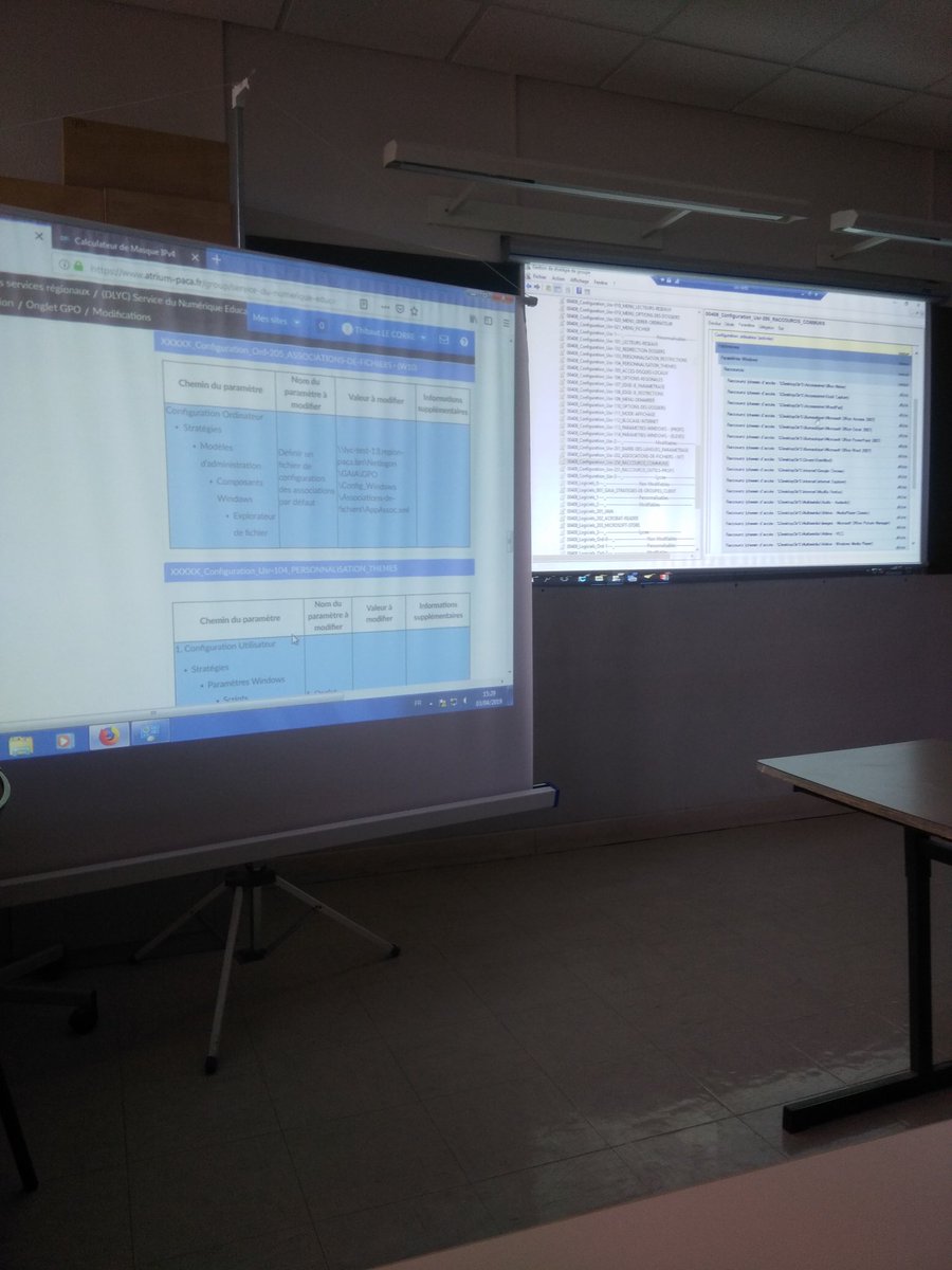 agent_stil's tweet photo. En formation sur l'outil interne de gestion de l'Active Directory des lycées : GAIA Stratégies de groupe. 🚀 https://t.co/2I7yxlPlii