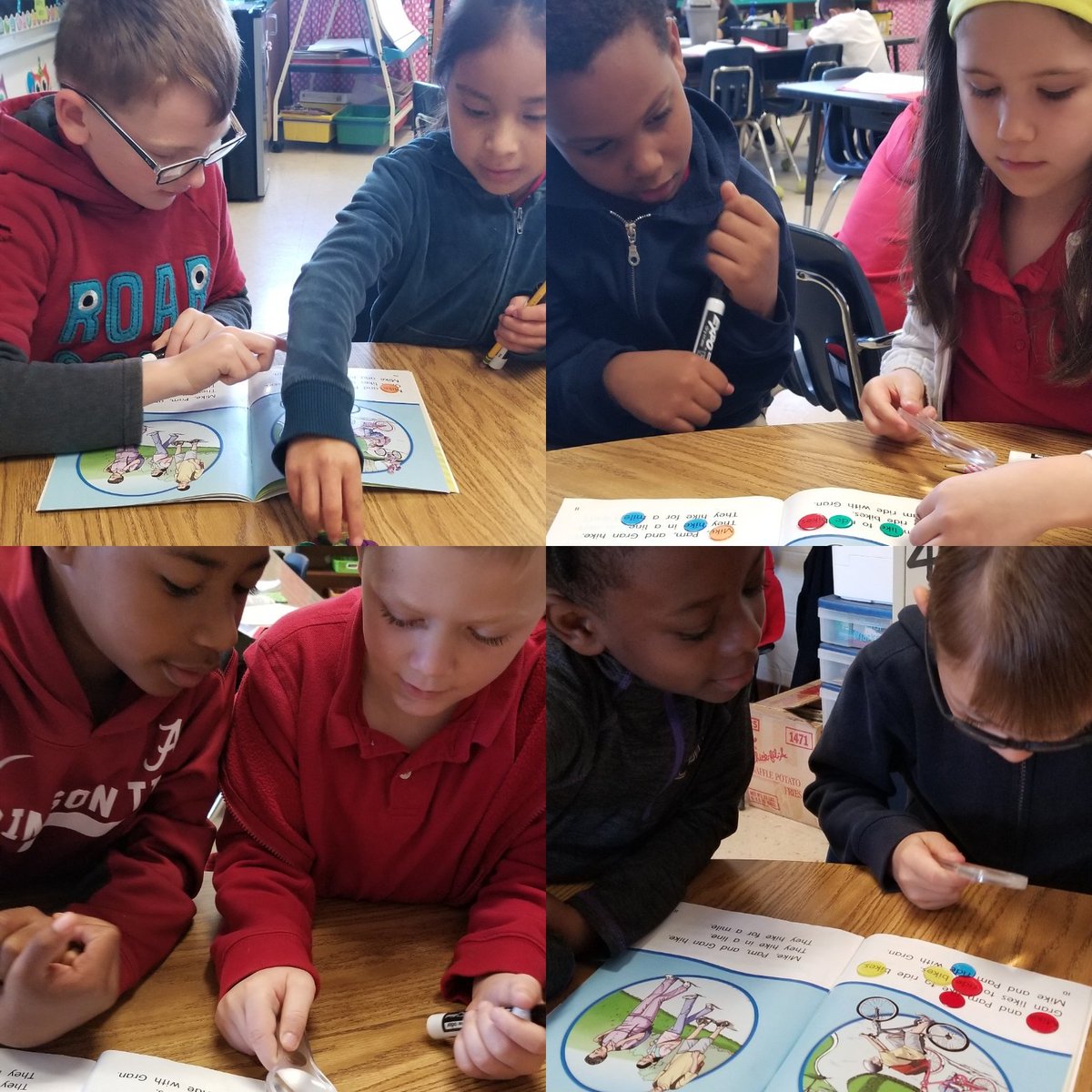 Lund_2ndGrade's tweet photo. Searching for long i words this morning with magnifying glasses!! They loved this activity! #makinglearningfun #mcpss @Ngdavisbobcats https://t.co/aotH9WwlKr