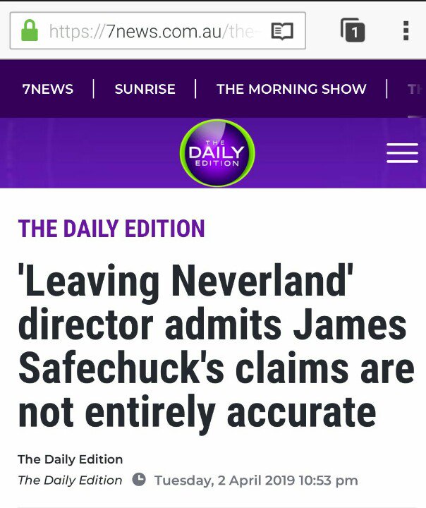 (reposting on this thread) 'Leaving Neverland' director admits James Safechuck's claims are not entirely accurate   #leavingneverland  #afterneverland  #jamessafechuck  #waderobson  @oprah  @hbo  @CBSthismorning  @gma