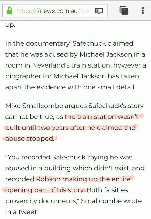 (reposting on this thread) 'Leaving Neverland' director admits James Safechuck's claims are not entirely accurate   #leavingneverland  #afterneverland  #jamessafechuck  #waderobson  @oprah  @hbo  @CBSthismorning  @gma