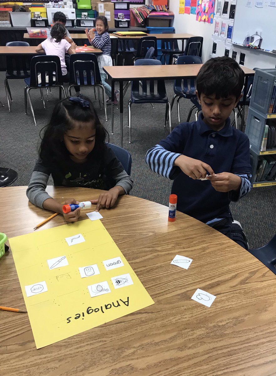 GTareWe's tweet photo. Kinder kids learning about analogies. #analogies #criticalthinking #friscoisdGT https://t.co/RBL2DuO7c0