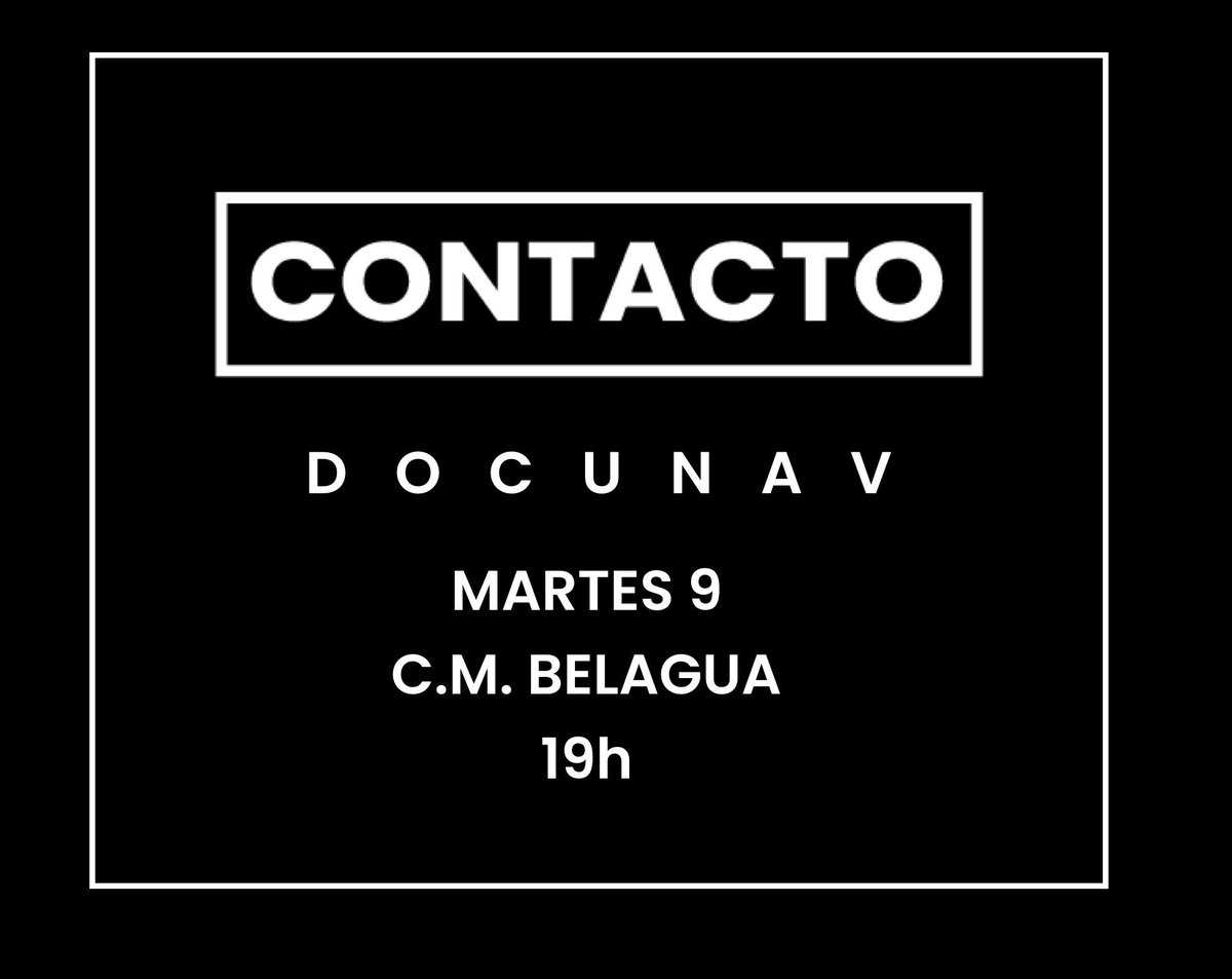 contacto_docu's tweet photo. ¡Ya tenemos fecha, hora y lugar de estreno! Pero no solo estrenamos nuestro documental sino también muchos otros documentales maravillosos de nuestros amigos y compañeros de @fcomunav
¡Os esperamos en #DOCUNAV! https://t.co/CovzC9B7ms