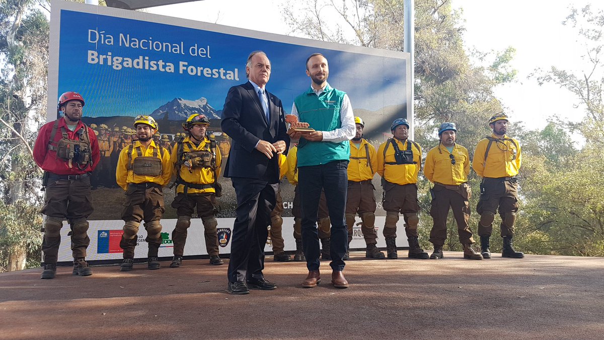 conaf_minagri's tweet photo. En la ceremonia por el Día del #BrigadistaForestal reconocemos a las brigadas de @BomberosdeChile, @cormachile, @Ejercito_Chile, @Armada_Chile, @parquemetminvu y nuestros brigadistas. Gracias por proteger a nuestra gente, sus viviendas, flora y fauna nativa de Chile. ❤ https://t.co/a3uLHmFD0F