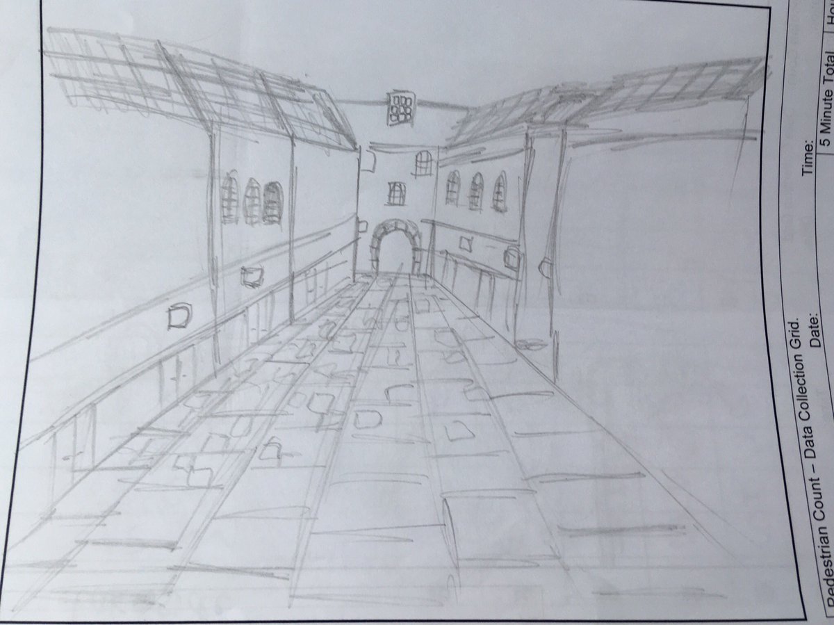 BCHSGeography's tweet photo. An amazing field sketch takes shape ‘ https://t.co/YjRd5wnpI9