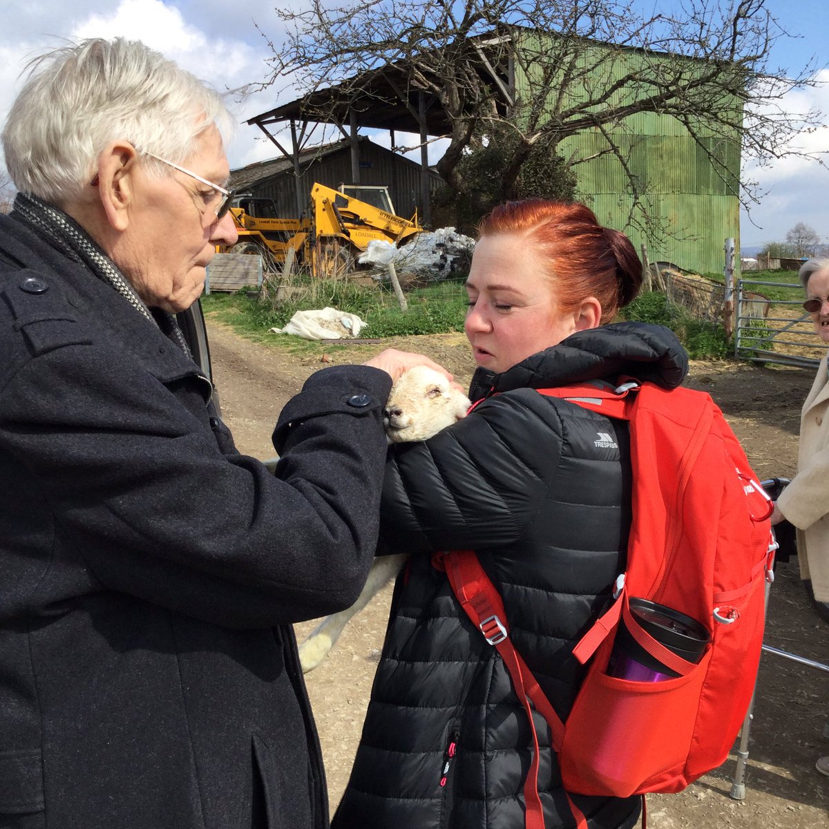 PFSMilward's tweet image. Lambing visit to Buggs Farm Capel #tunbridgewells #dementia #carehome #respite #westkent