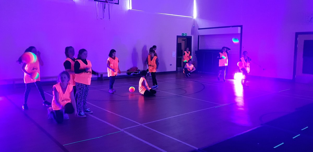 Thank you to <a href="/skilz_academy/">Skilz Academy</a> for bringing the Glow dodgeball in for our assemblies star class reward this afternoon 😊 P6 had a blast!!