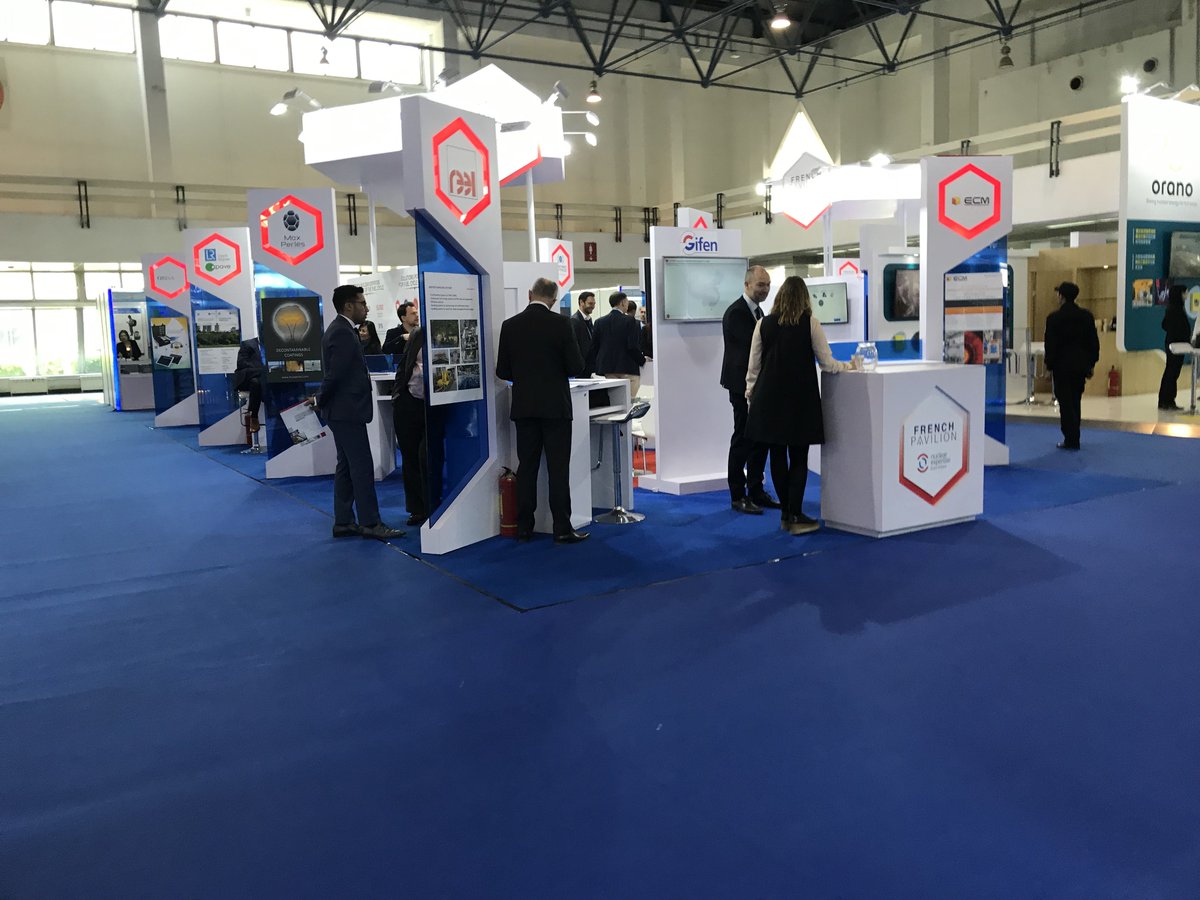 NgcParis's tweet photo. Le pavillon @GIIN_France avec la présence notamment de @RollsRoyce au salon #CIENPI #ChinaInternationalExhibitiononNuclearPowerExhibition !
Une réalisation @NgcParis 
#conseil #conception #réalisation #standbuilder #salon https://t.co/RcPxQIEGdV