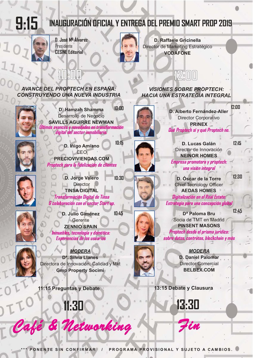 alfredodam's tweet photo. Enhorabuena @CesineEditorial por la gran jornada #SMART_PROP de hoy y, como no, a su “alma mater” @JavibeeOlivares . Ha sido magnífica 🔝🔝 https://t.co/4WNY5hgIPb