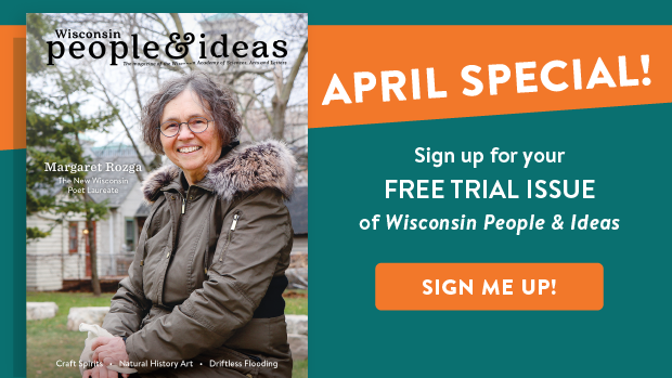 WASAL's tweet photo. This April we are offering a free trial issue of Wisconsin People & Ideas, a magazine for people who are curious about our state and proud of Wisconsin ideas. Sign up and try us out: https://t.co/xeuDaLcGg8 #Ilovefreestuff #WIidea https://t.co/912AgPW5px