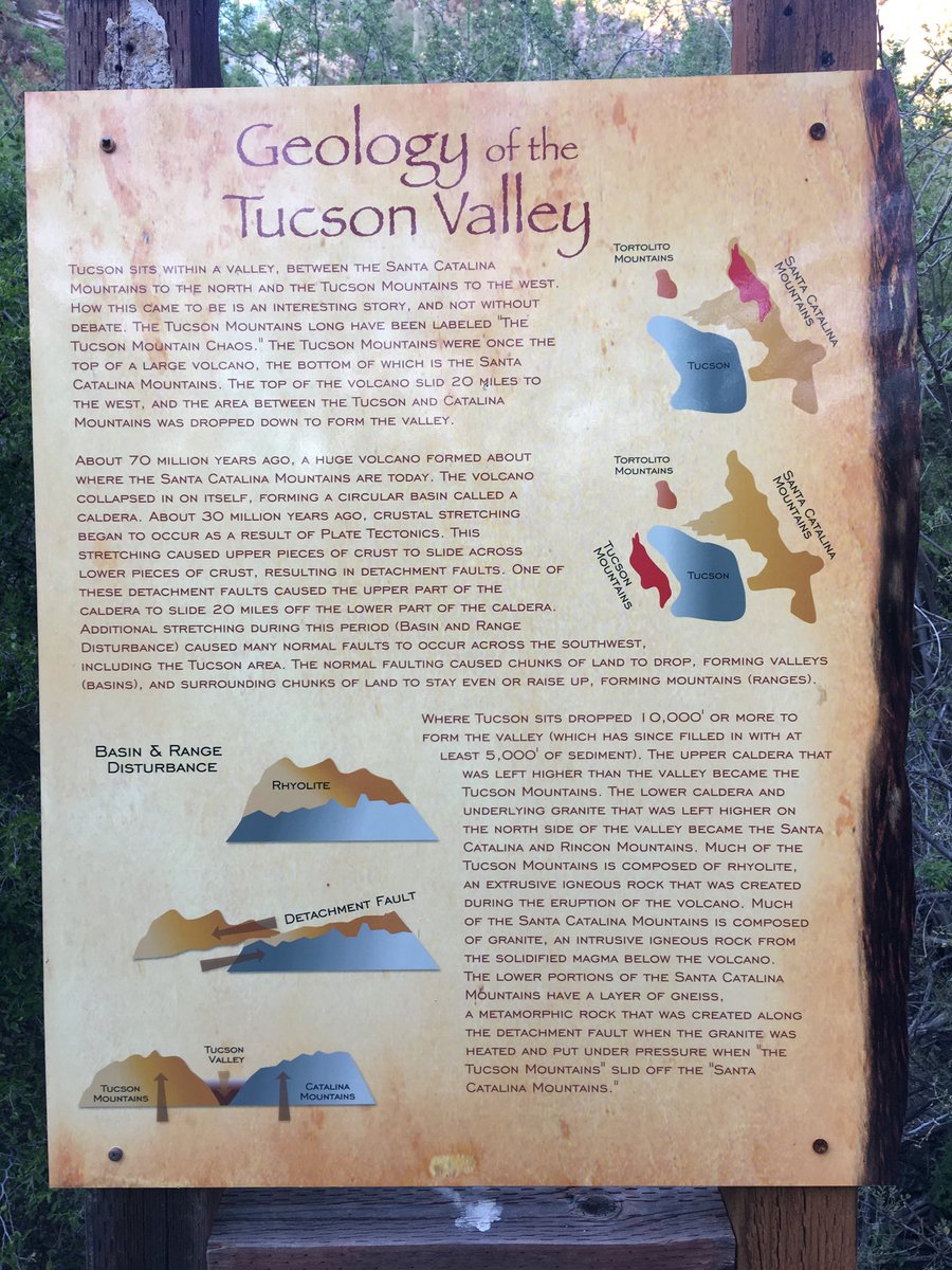 MxCCEnvSci's tweet photo. #DynEarth students at McCC you will soon learn about faults and mountains and metamorphic rocks so I’ll tell you all about the rocks I saw here in Tucson and how they formed! https://t.co/TYCSL20jaC