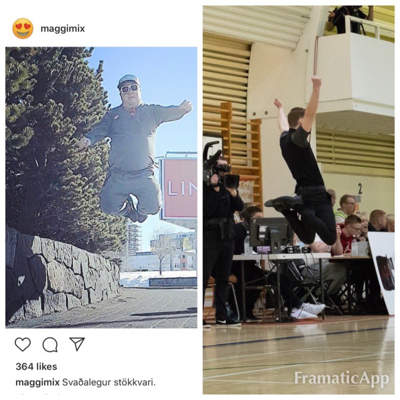 Fjallið <a href="/BaldurRagnarsso/">Baldur Þ. Ragnarsson</a> búinn að starta nýju internet trendi #TheJump #dominosdeildin