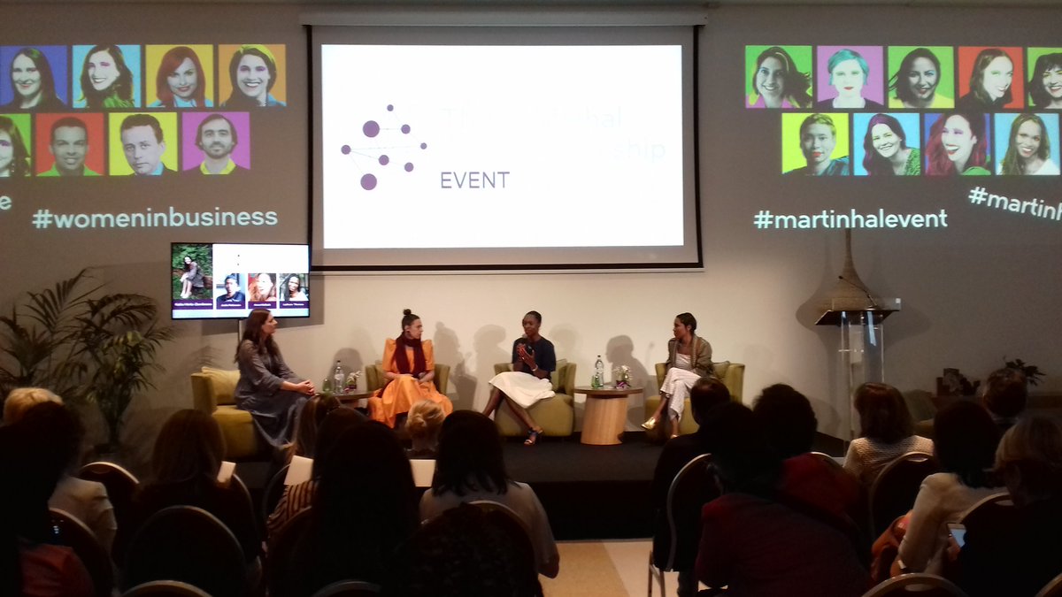 Panel two of the day has started with Katie Hintz-Zambrano from  .<a href="/mothermagdotcom/">MOTHER</a> moderating. We are talking #Motherhood vs #Entrepreneurship. Amazing speakers: .<a href="/jodie_GeorgiaNY/">Jodie Patterson</a> .@mishaandpuff and <a href="/GlowMaven/">Latham Thomas</a> share their stories #MEE #MartinhalEvent #WomeninBusiness