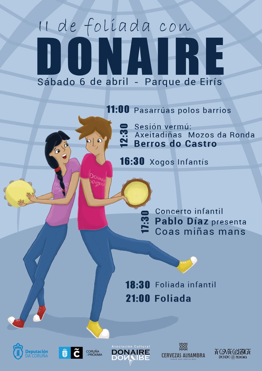 ‼️ Xa confirmaron asistencia <a href="/queiroasada/">QUEIROA</a>, Escola de Música e Baile Tradicional de Mesía, Silandeiras, Escola de Música e Baile de Coirós, Pan Sen Fron, <a href="/acsondaqui/">Son d'aquí</a>, Xebre...

Se queres anotarte para tocar, escríbenos por privado ou a info@acdonaire.com. Haberá foliada libre! 😊