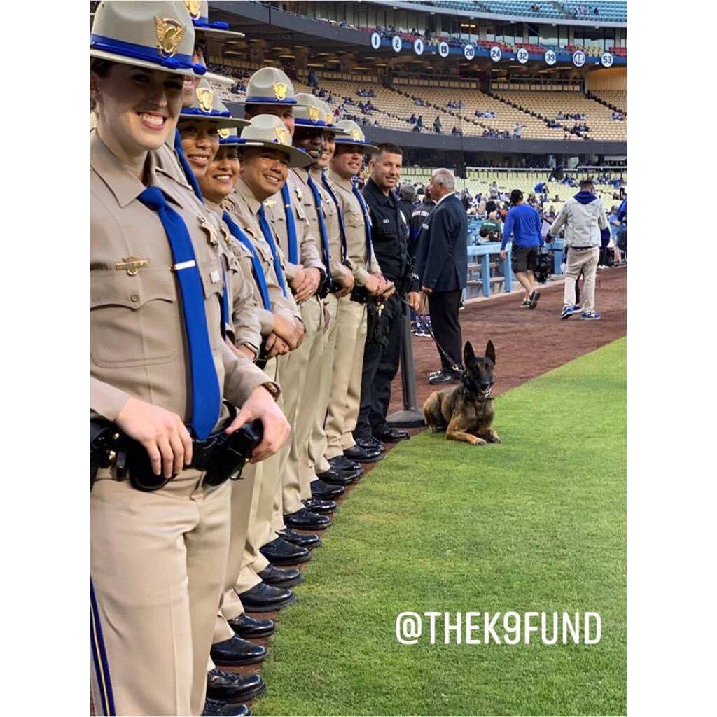 TheK9Fund's tweet photo. Please join us in celebrating LAPD Metropolitan Division K9 Officer Danny Cota and his K9 partner Achal for being recognized tonight at the Los Angeles Dodgers Law Enforcement Appreciation Night. #LAPDK9 #LAPD #TheK9Fund #K9 #Dodgers #Malinois https://t.co/VgAqm25HsQ