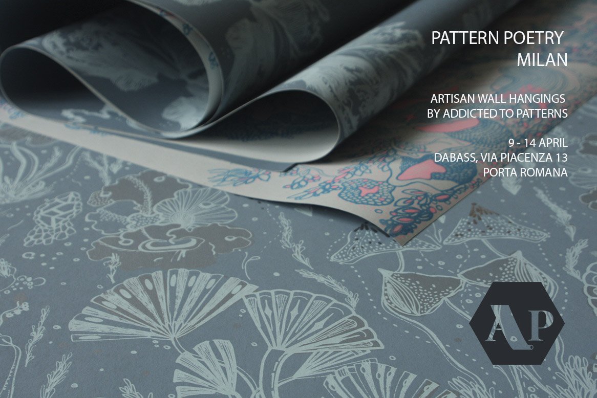 a2patterns's tweet image. Looking forward to our Pattern Poetry  exhibition in Milan next week, join us on Thursday 11th @ 5pm DABASS, via Piacenza 13, area Porta Romana
Let's talk about patterns, people, process #MILANODESIGNWEEK #fuorisalone #interiordesign #WallpaperWednesday