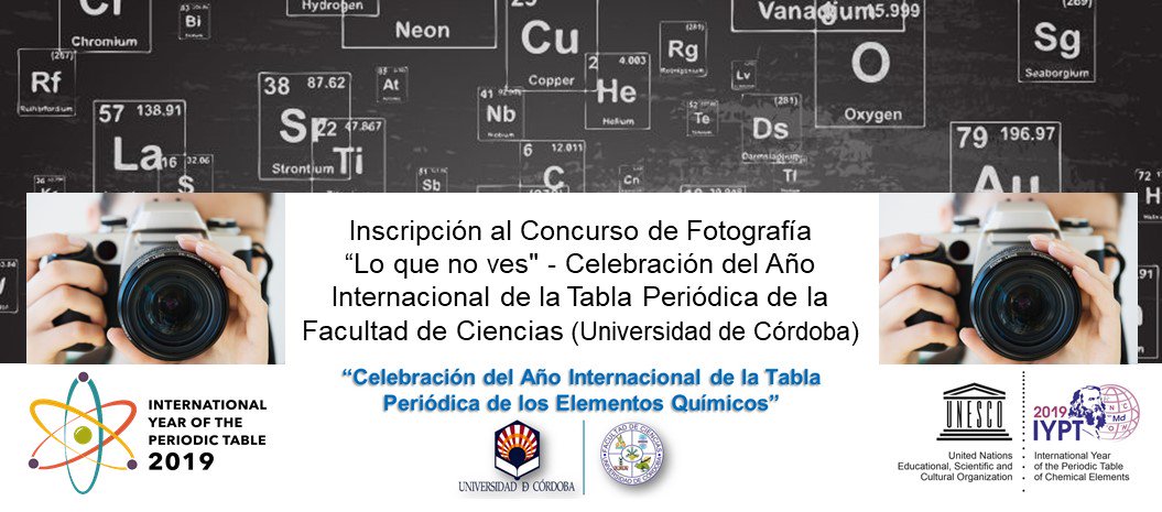 Fac_CienciasUCO's tweet photo. Recordamos que os podéis inscribir en los siguientes concursos:
"Mi elemento favorito" inscripción hasta el 24 de abril
"Lo que no ves" inscripción hasta el 3 de mayo
#IYPT2019
Más info: https://t.co/rpoYKOigfQ
@Univcordoba @ConsejoCiencias @CordobaCiencia https://t.co/XLat1xeEcJ