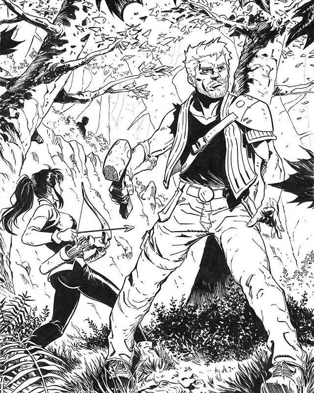 TheRamf's tweet photo. White Ash illustration made for this wonderful kickstarter project: https://t.co/OFpMxUzwgF
Check it out!! #whiteash #whiteashconic #charliestickney #conorhughes #fincramb #kickstarter #crowdfunding #comics #makecomics #indiecomics #indie #fantasy #elf #forest #hammer #bow #inkโฆ https://t.co/kBIHrGtyak