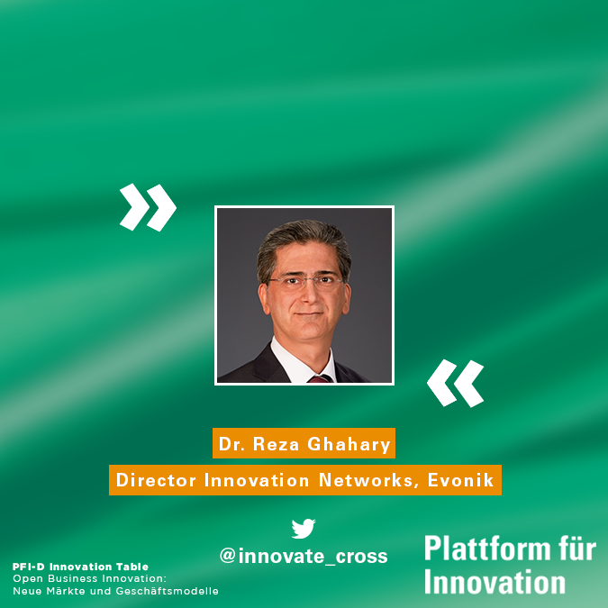 innovate_cross's tweet photo. Cross Industry Open Innovation: „Industrieübergreifende Innovationspartnerschaften führen zu ungewöhnlichen Kooperationen und können den Eintritt in neue Wertschöpfungsketten ermöglichen." @Evonik @SCHOTT_DE #Innovationtable Open Business #Innovation #innovationcross https://t.co/64qzE72gHb