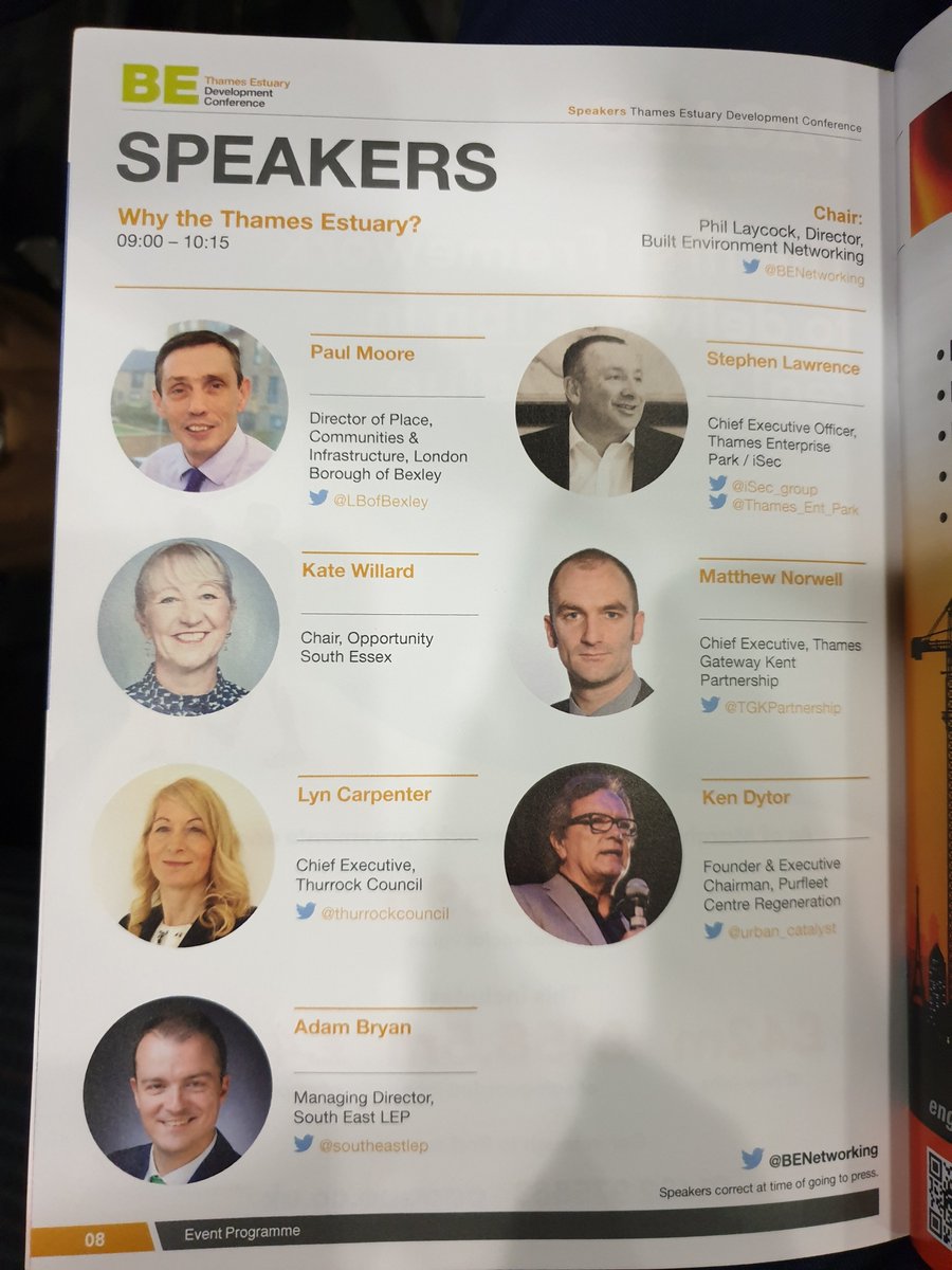 Waterman_group's tweet photo. Chris Welch is at the @BENetworking Thames Estuary Development Conference. Great to hear insights from Cllr Teresa O’Neil OBE @LBofBexley, Paul Moore @LBofBexley and Ken Dytor @urban_catalyst #TEDC19 @ThamesEstPart https://t.co/VrszWObjvR