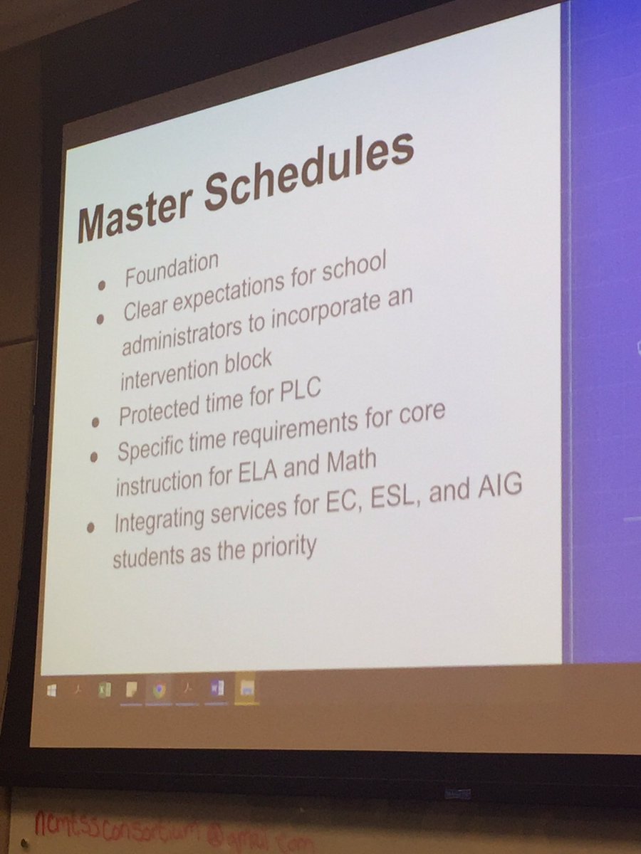dorisrankins16's tweet image. It’s important to build the Master Schedule around EC, ESL student schedules. Whole school RIME block allows for flexible grouping. #LearningConference2019