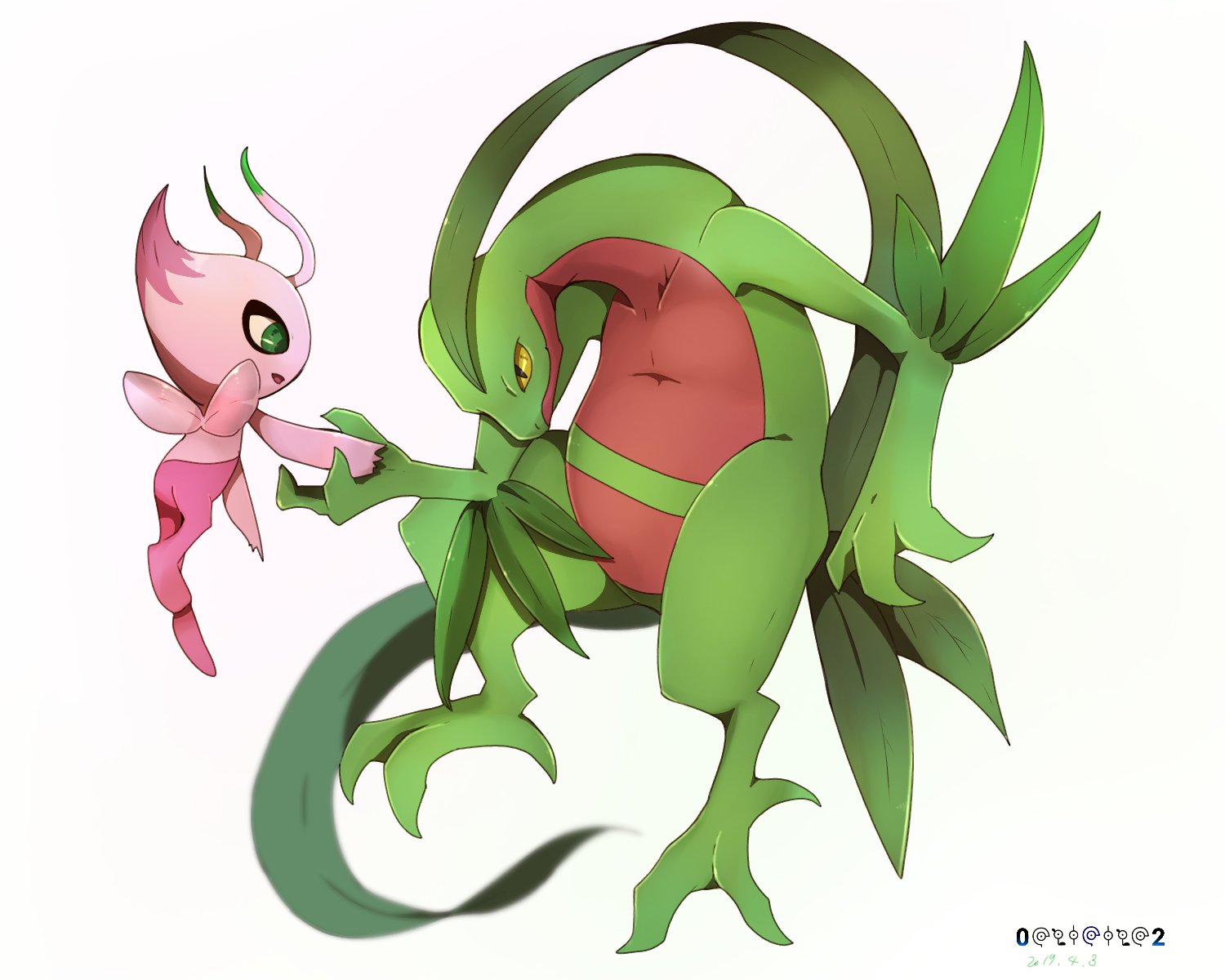 تويتر エリー Ver2 0 على تويتر ジュプトルとセレビィ ポケモン版深夜の真剣お絵描き60分一本勝負 T Co Mz7qfk2otm