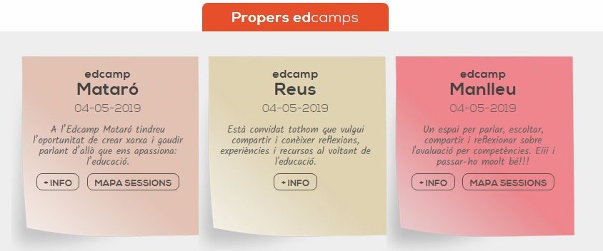 edcampmataro's tweet photo. És cert això que diuen? El carrer en va ple!!! El 4 de maig, torna @edcampmataro dins les Jornades de Direcció que es faran a l'@insbiada Inscripcions obertes! https://t.co/Syv4vL2Je7 Estigueu atents, que ens posem en marxa!! https://t.co/7bJUCpJO1O