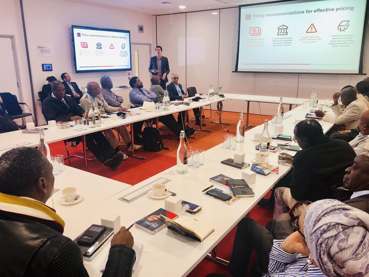 CTO_ICT's tweet image. Discussing policy recommendations for effective pricing at @GSMA head office in London #gsma #soectrum #pricing #ict #broadband #accessibility