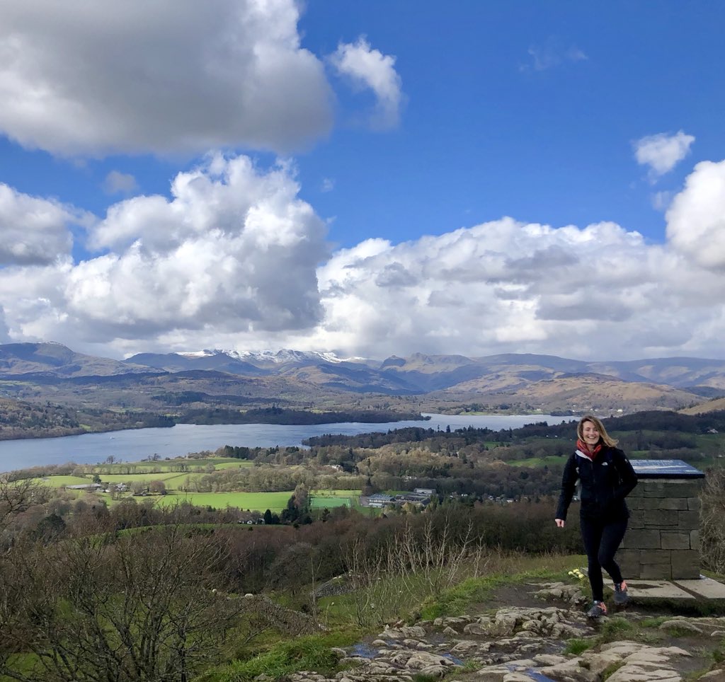 The kids checked out Orrest Head with me yesterday ...Wainwrights first fell I think!!😊Beautiful view from up there😍Photo credit to my daughter!🤗 #cumbria #beautifulviews
