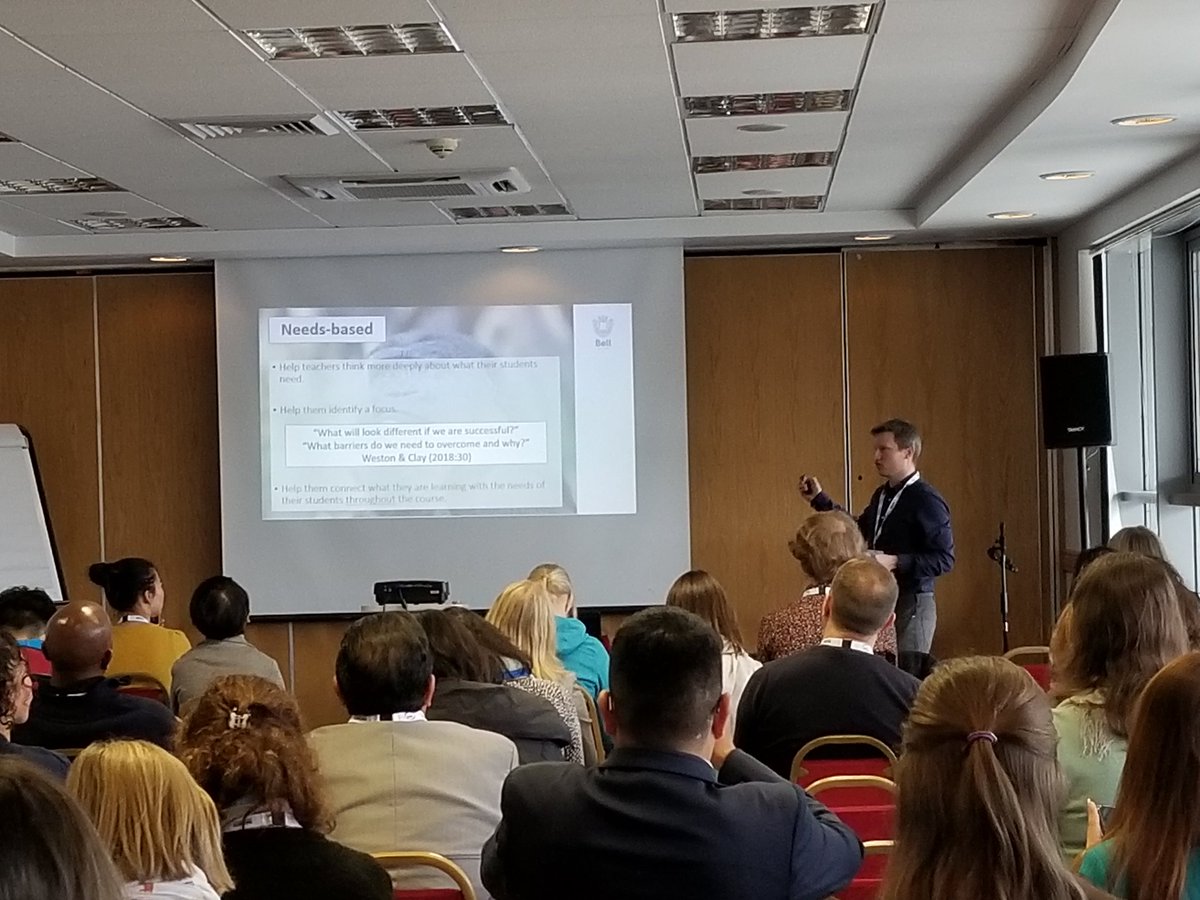bellteachers's tweet image. Why #needsbased outcomes for trainer teachers? Tom Beakes @iatefl #iatefl2019