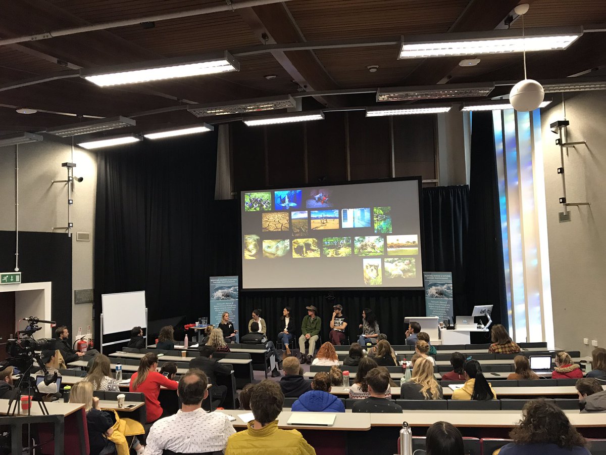mnhpgradshow's tweet photo. Panel discussion on how to make an impact with photography and filmmaking in the world of natural history and conservation. @DoestPhoto @ruthpeacey @ginnytau @WildPlanetEd @WaterBearNet @OfficialZSL https://t.co/bibrchXD4C