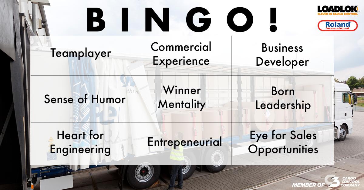 Can you stripe off more than 5 items of our Bingo Card? Then LoadLok and Roland would like to meet you! They are looking for a Sales Director Netherlands, located in Tiel. Check the job description (in Dutch) and apply: avdiensten.nl/vacatures/vaca… #job #vacature #tiel