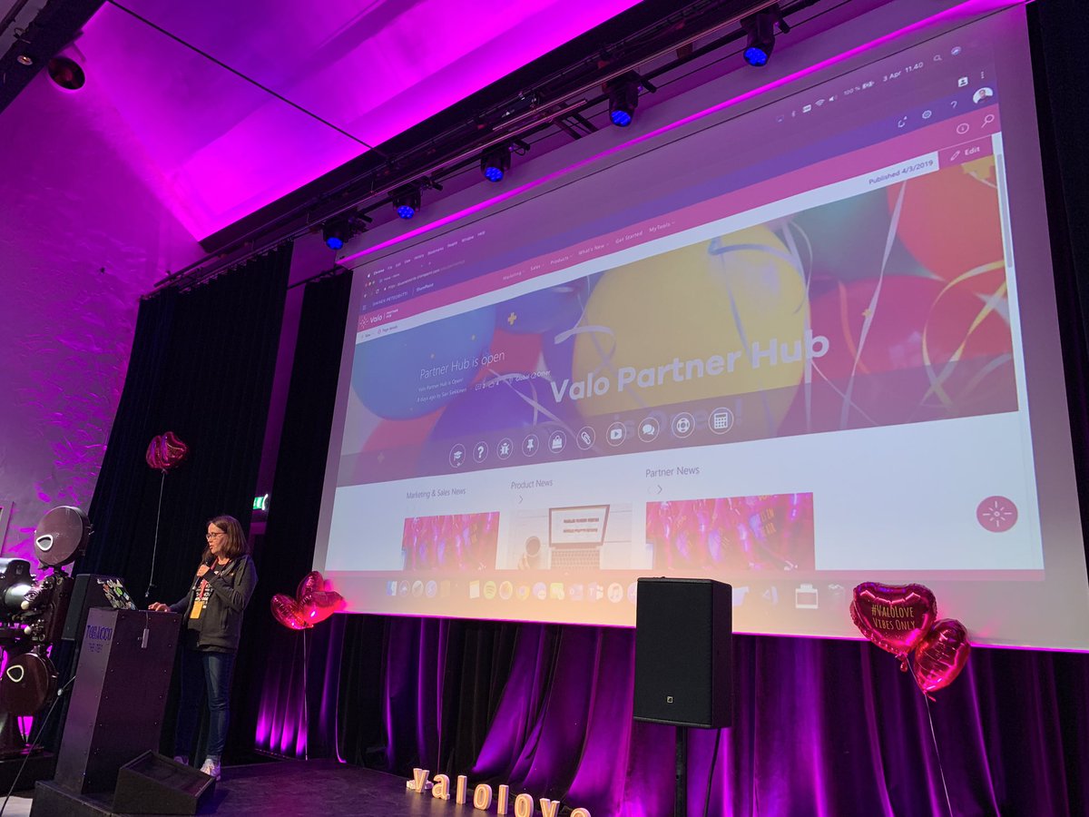 ceitwitt's tweet photo. On of the most exciting announcements today at #ValoSummit by @siesta1611 from @valointranet: new PartnerPortal based on Valo Modern! Great improvement in the background of the Valo Family -how we work together - use what you sell #valolove Thanks! https://t.co/cet2GCFdTh