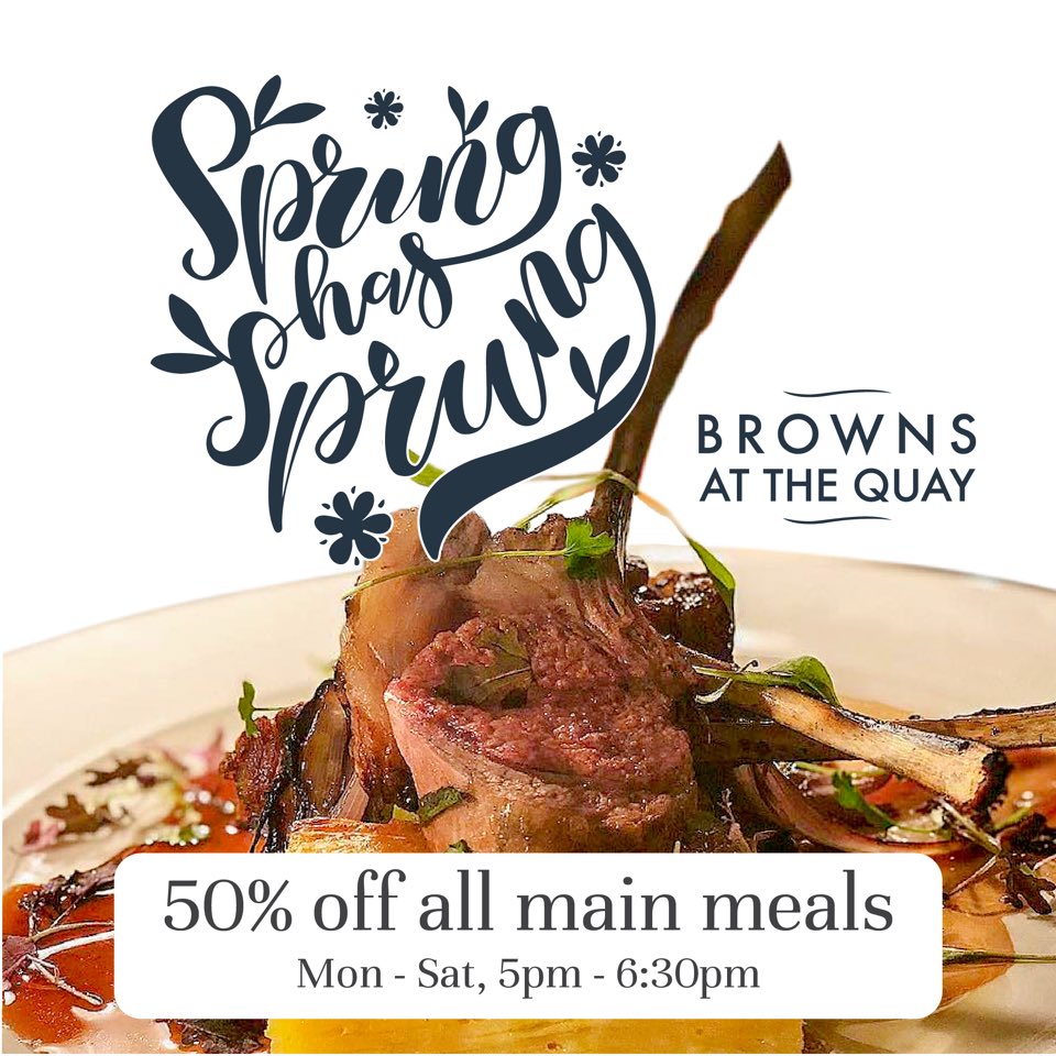 Spring has sprung at Browns.