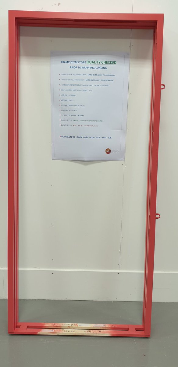 AJB_Group's tweet photo. Pink frames anyone? Final quality check prior to delivery. https://t.co/g5QG1JYosZ