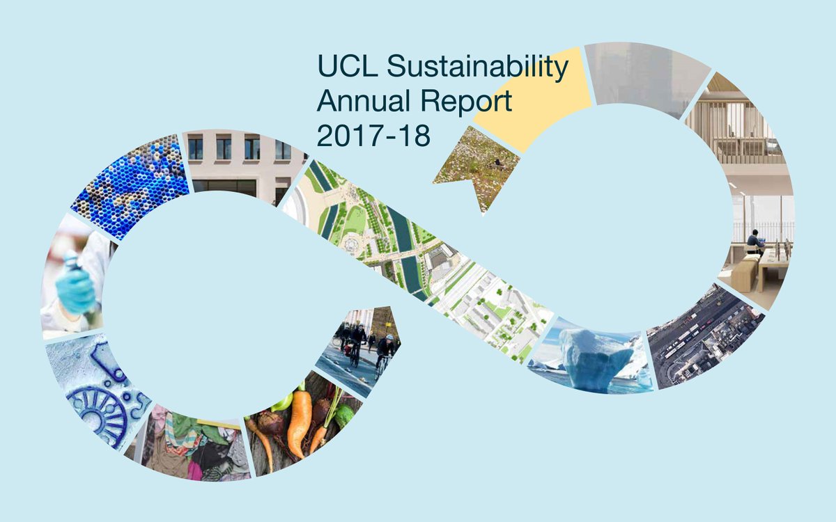 Thanks to our students &amp; staff @UCL is paving the way for a sustainable future. View sustainability projects from across the institution in our latest annual report: bit.ly/2VhkrK7