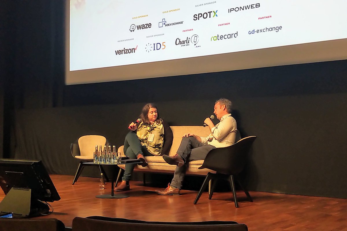 SpotX's tweet photo. Very interesting to hear about the rise of gaming online from Jean-Baptiste Godinot @gameloft at #atsp19 #ATSParis in conversation with @exchangewire https://t.co/1E5oaBgOS7