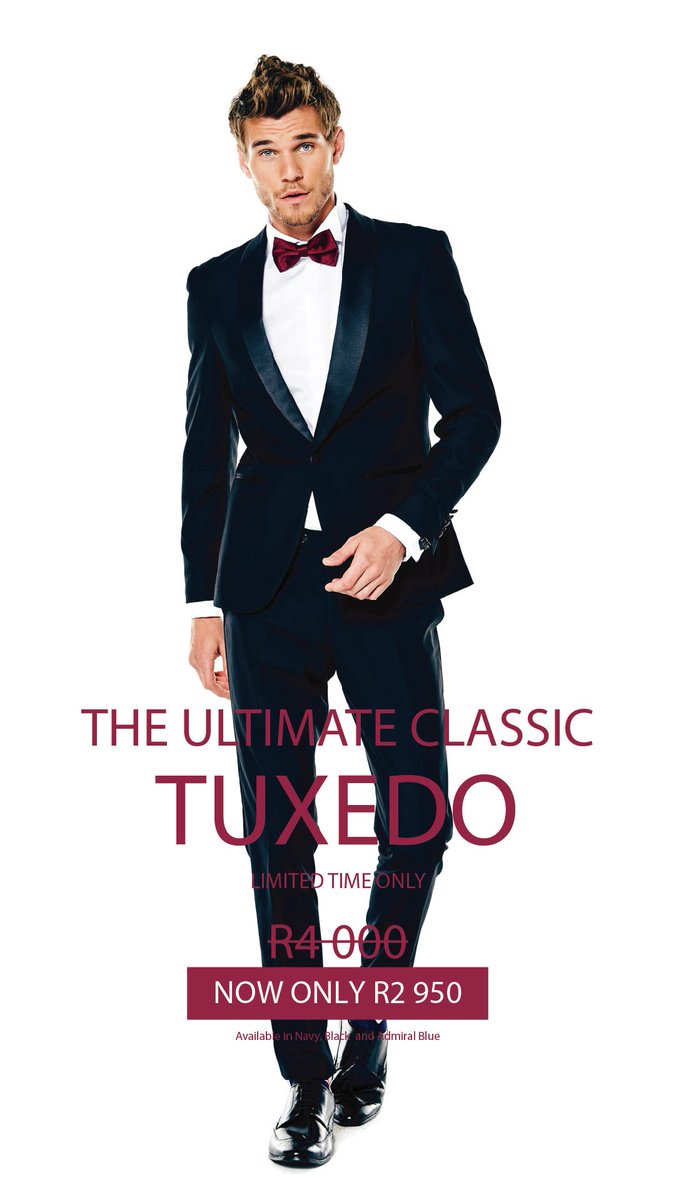 Eurosuit's tweet photo. Classic Tuxedos for only R2 950.00

Visit https://t.co/weiAZju5Vl to browse the collection.

#eurosuit #menswear #mensfashion #tuxedo #promotion #wasandnow #promotion https://t.co/EgGaNhUnBA